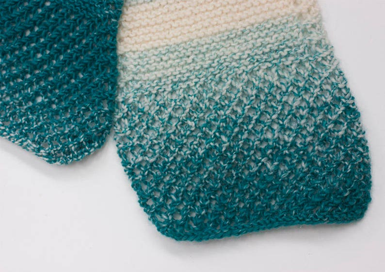 Scarfie Yarn Knitting Pattern One Skein Scarf Pattern Lace Etsy