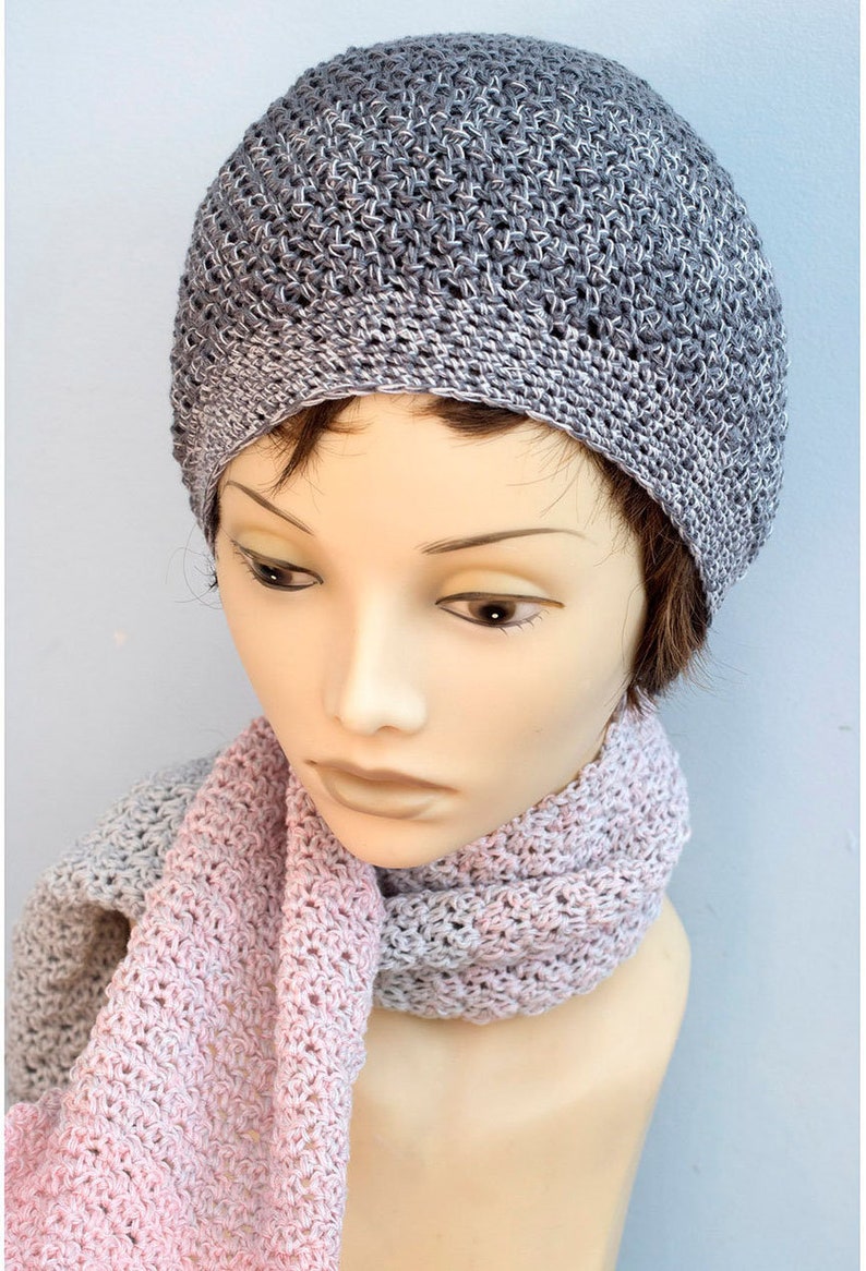 Easy Crochet Pattern Hat and Scarf Set Crochet Pattern Light Etsy