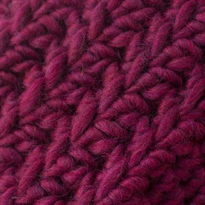 Easy Chunky Hat Crochet Pattern, Beret Crochet Pattern, Slouchy Beanie Pattern image 4