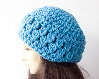 Chunky Hat Crochet Pattern, Fast, Easy Pattern, Instant Download, Hat PDF Pattern, Slouchy Beanie Pattern