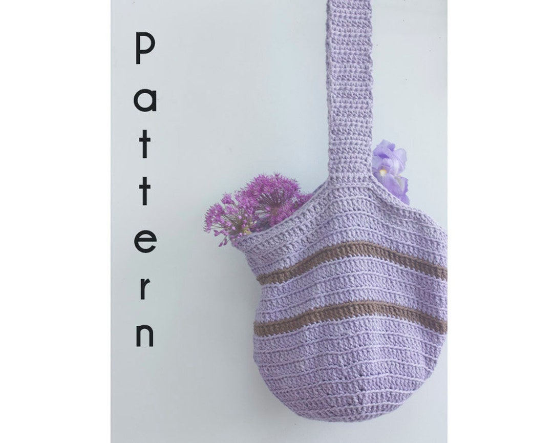 Easy Market Tote Bag Crochet Pattern PDF - Etsy