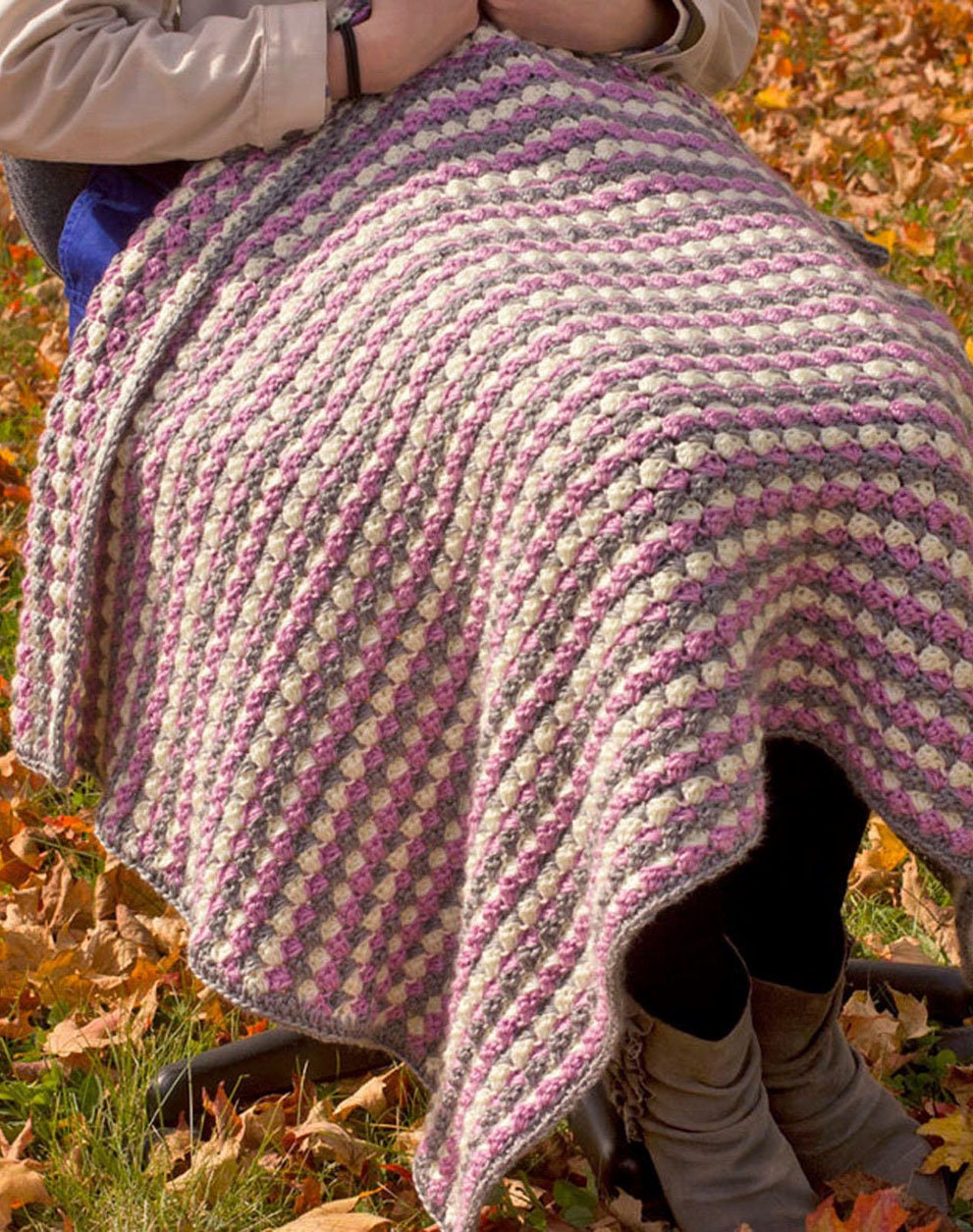 Easy Lapghan Blanket Crochet Pattern Throw Blanket Pattern Etsy