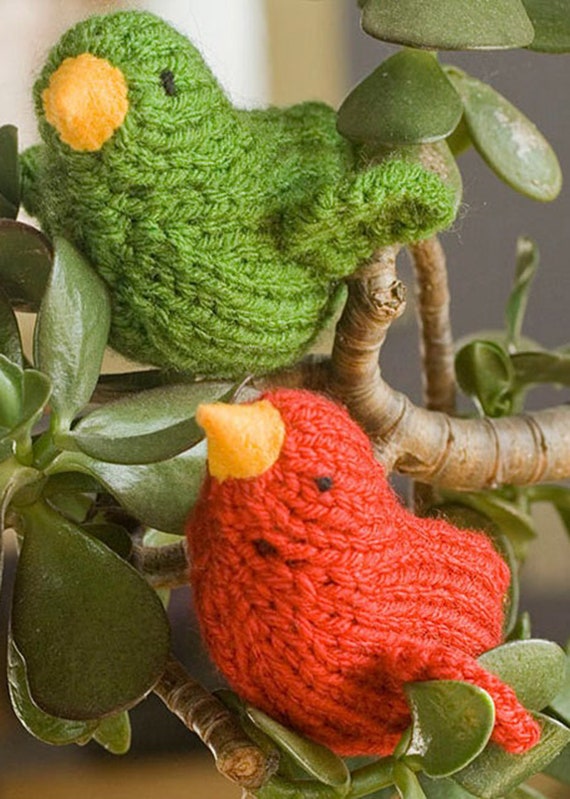 Red Green Christmas Bird Toys Stocking Stuffer Holiday Decor Etsy UK