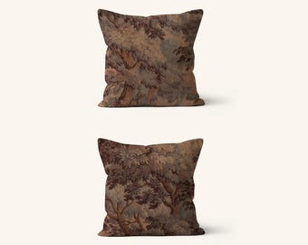 LA FAE Verdure Tapestry VII Print Lumbar Pillow Throw Cushion Case Double sided Print