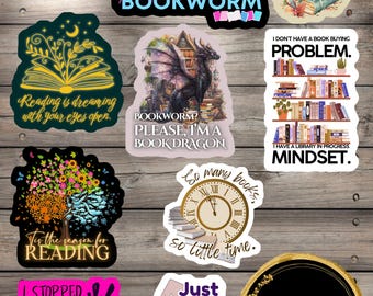 Book Lovers SAFE for Work Sticker Bundle