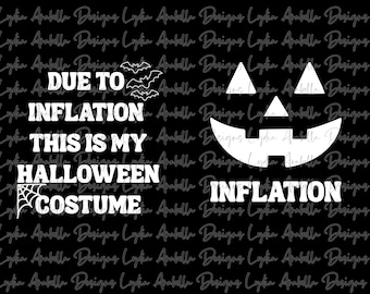 Inflation Halloween Costume: Couples Shirt Image (Digital Download)