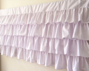 Ruffled Valance with Four Rows