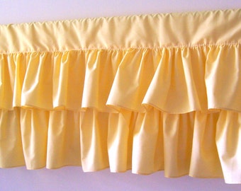 Ruffled Valance with Two Rows