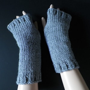 Fingerless Gloves Hand Knitted
