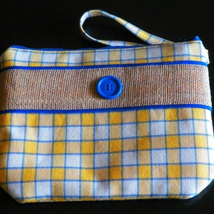 Plaid Wristlet Purse image 1