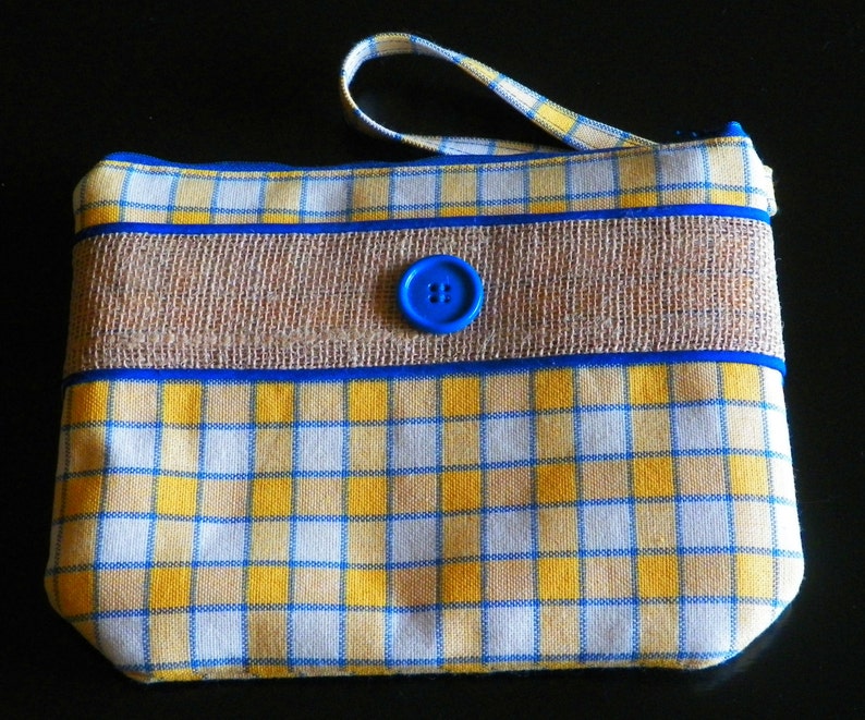 Plaid Wristlet Purse image 1