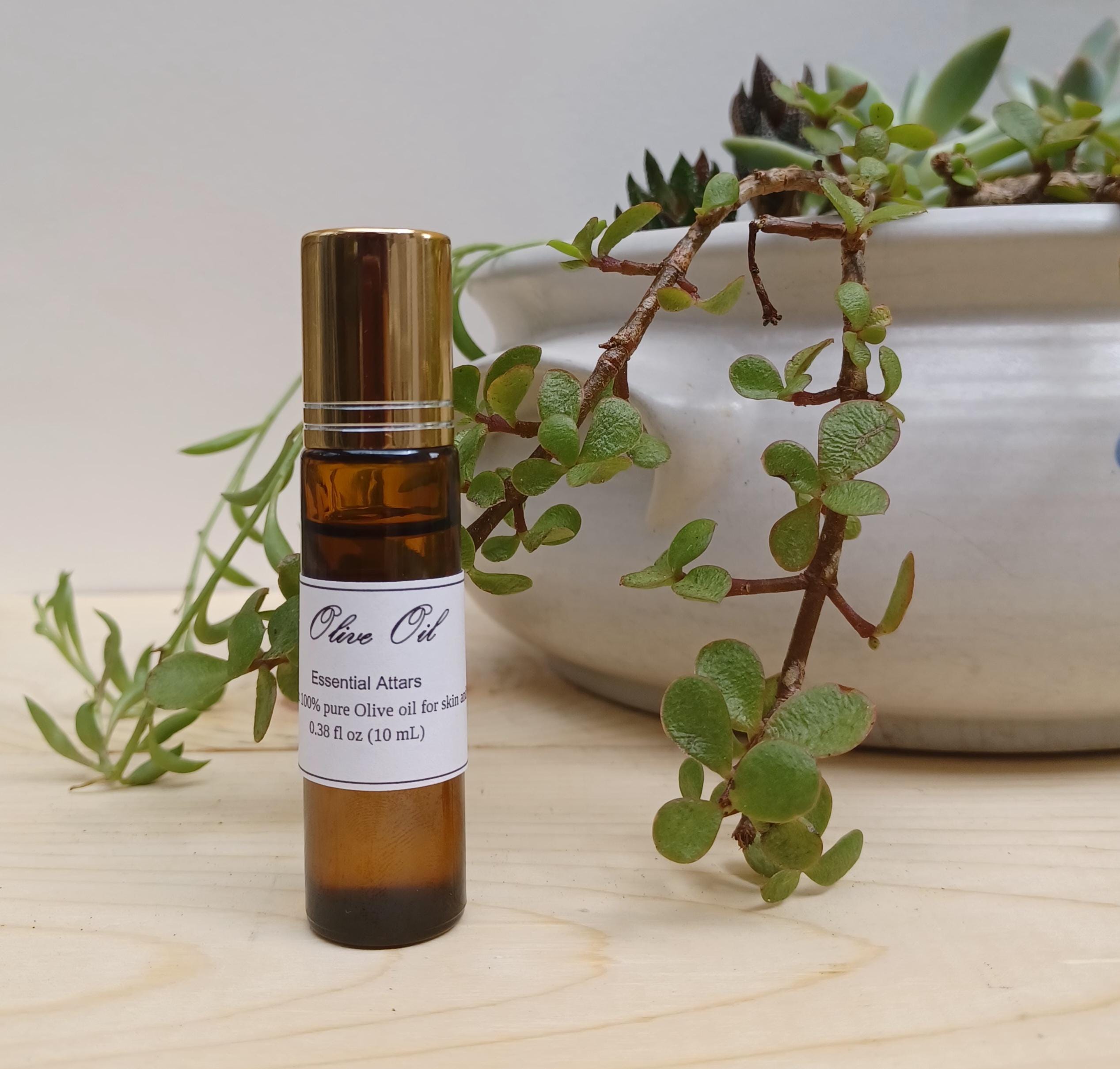 Extra Virgin Olive Oil 100% Pure Natural Organic Cold Pressed Oil Moisturizer for Body, Skin, Face, Hair Olive Oil Roller