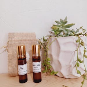 Set of 2 Essential Oil Attar Perfume | Perfume | Roll-on Perfume Oil | Fragrance Roll-on | Rollerball | Natural Perfume | Essential Oils