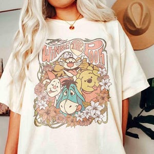 Comfort Colors Winnie The Pooh And Friends Shirt, Disney Pooh Shirt, Disneyland Shirt, Pooh Bear Shirt, Disney Shirt, Disney Trip Sweatshirt