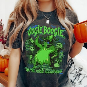 Disney Oogie Boogie Bash 2026 Bereit zu Boogie mit Oogie Shirt, Nightmare ware vor Weihnachten T-Shirt, Disneyland Halloween Party Geschenk