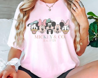 Retro Disney Mickey and Co Sweatshirt, Retro Disney Shirt, Disney Mickey Shirt, Disney Friends Sweatshirt, Disney Gifts