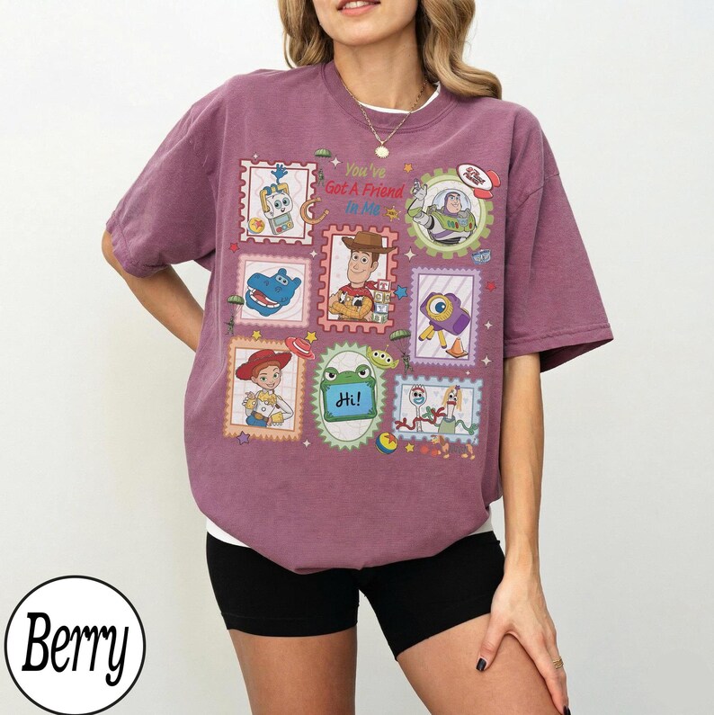 Retro Toy Story 5 You've Got A Friend In Me Shirt, Disneyworld Toy Story Tee, Toy Story Family Matching Trip 2026 Tees, Toy Story Movie Tee image 8