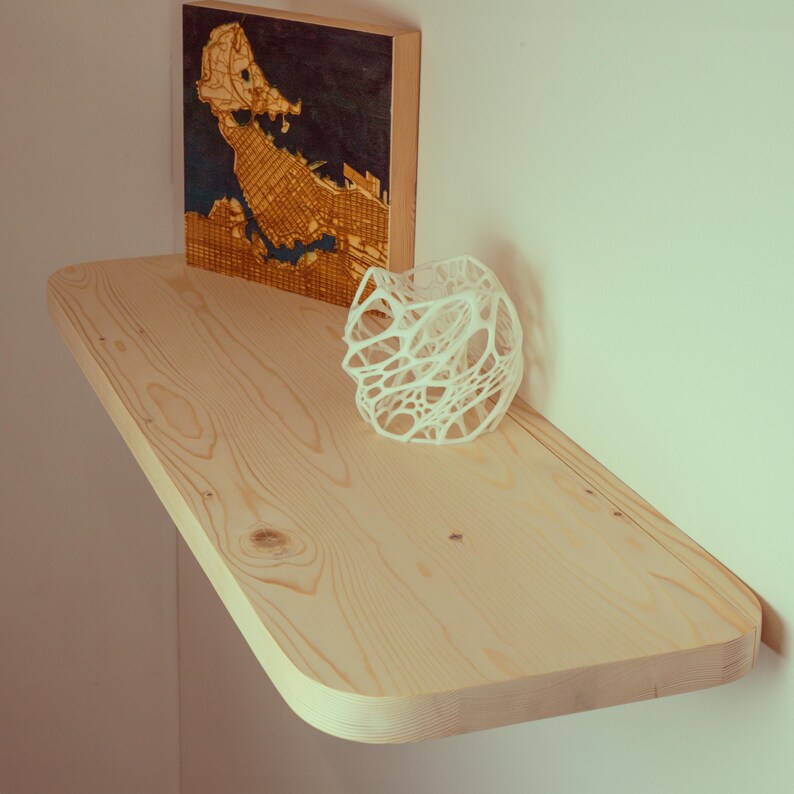 Handmade Wooden Wall Shelf, Custom Floating Shelf, Rustic Decorative