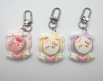 Handmade kawaii kitty keychain | bag charm