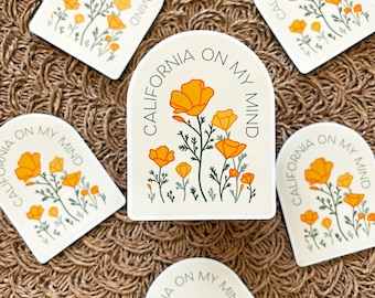 California On My Mind Magnet | Travel Magnet | California Gift