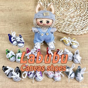 lalulu 6.69 インチ/17 センチメートル人形の靴—lalulu フレッシュ キャンバス シューズ lalulu かわいいキャンバス シューズ lalulu キャンバス シューズ