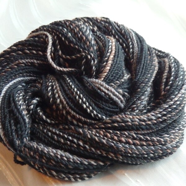 Deadwood Shadows handspun sport-weight yarn, 160 yards