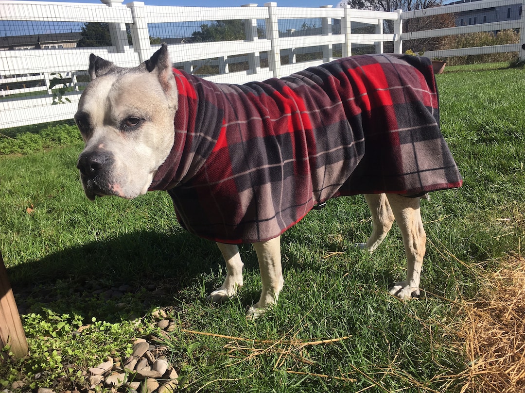 Made to Order Fleece XL Dog Coat Etsy