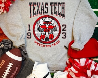 Texas Tech PNG | Raider Red Digitaler Download | Wreck 'Em Tech Sublimationsentwurf | Texas Tech Football T-Shirt PNG | Sofort PNG