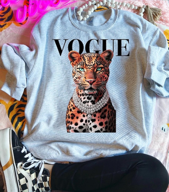 Leopard magazine png, fashion leopard graphic , glam leopard png, trendy fashion png, sublimation design, digital download