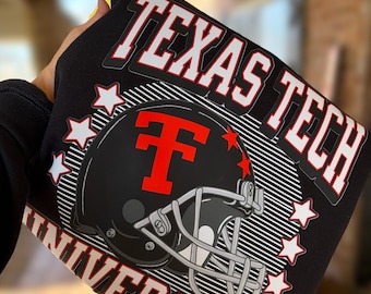 Texas Tech Universität Football Helm PNG • Spieltag Grafik • Von Red Raiders inspiriertes Design • Sofortiger Download • Sublimation