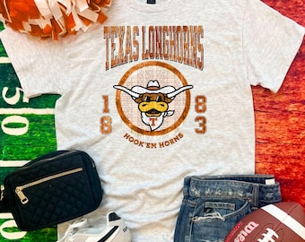 Texas Longhorns Football PNG | Digital Download | Game Day Shirt  | Hookem |