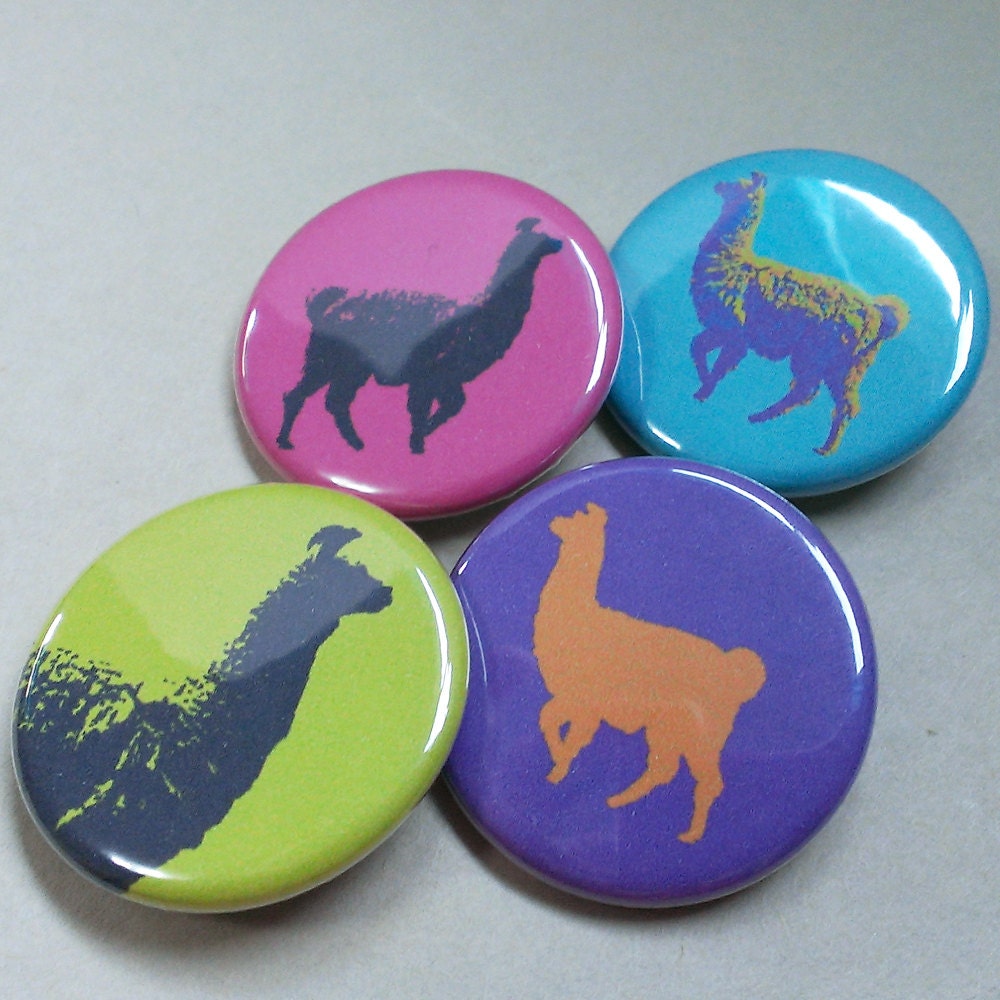 Llama Pins – 1.25 Inch Pinback Buttons - Etsy