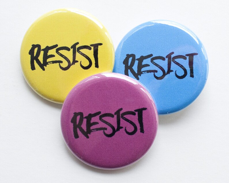 Resist Pins 1.25 inch Pinback Buttons image 4