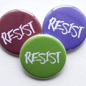 Resist Pins 1.25 inch Pinback Buttons image 3