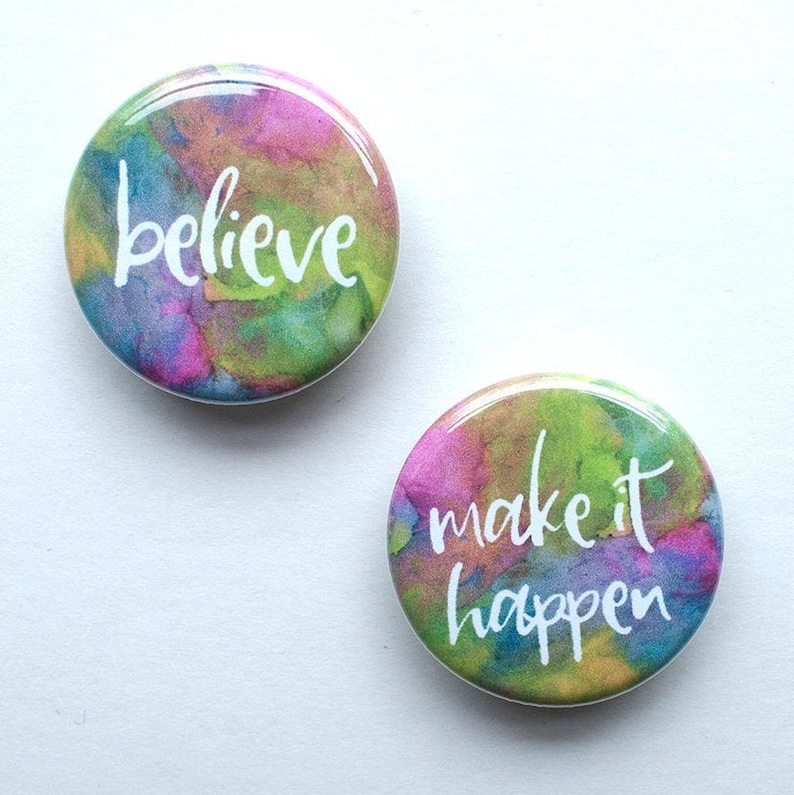 Motivational Set Inspirational Rainbow Etsy