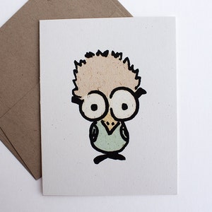 Cute Bird Blank Greeting Card