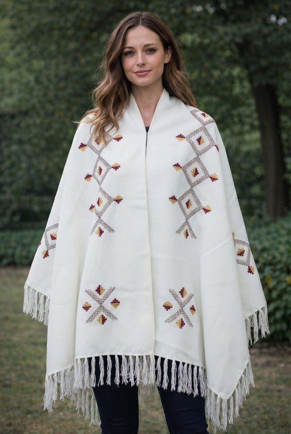 Off-White Handmade Poncho