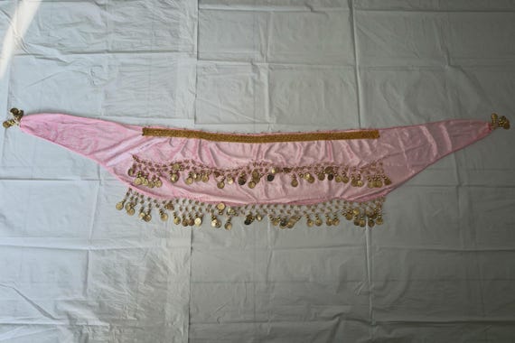 Pink velvet dance shawl / Flamenco dance shawl