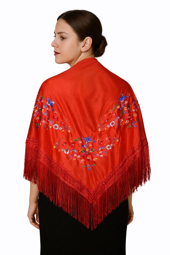 Multicolor Spanish Shawl / Shawl