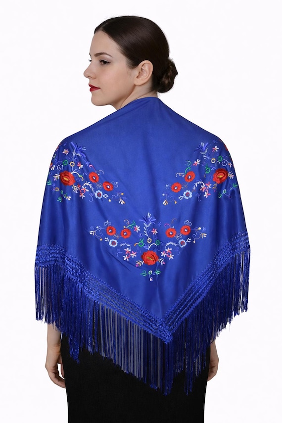 Multicolor Spanish Shawl / Shawl