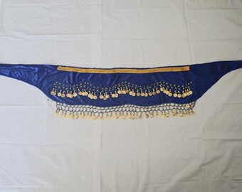 Navy velvet dance shawl / Flamenco dance shawl