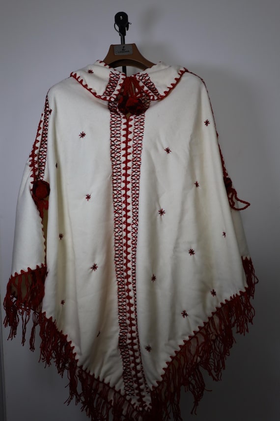 Unique Garnet Artisan Poncho