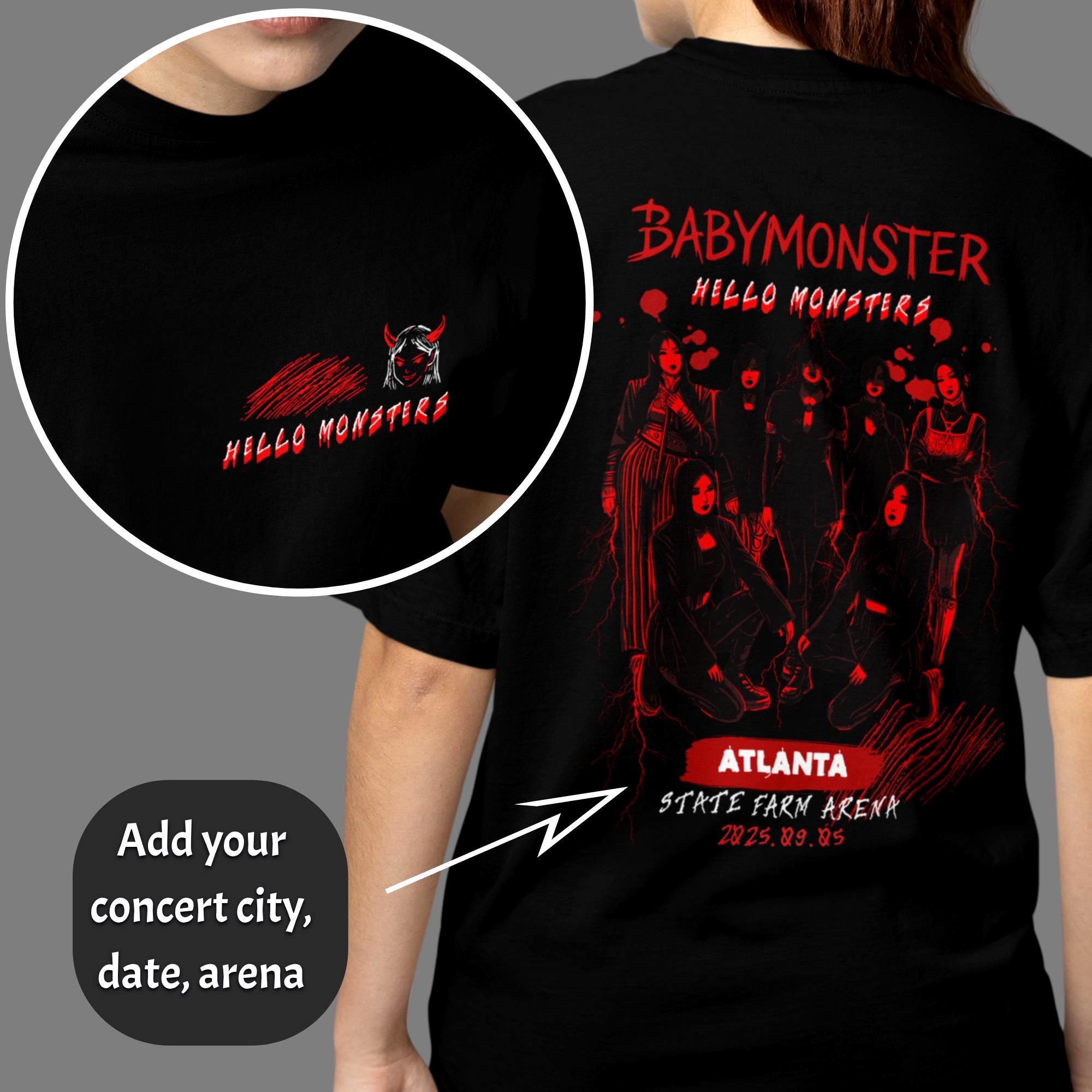 Amazon.com: XIJZIUJEIZ Babymonster Drip Logo T-Shirts Hello