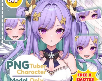 Pngtuber personalizado, comisión de Pngtuber, personaje de Pngtuber, diseño de Pngtuber, modelo de Pngtuber, Pngtuber para tu transmisión en Twitch, Kick, Youtube