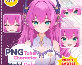 Custom PNGTuber Avatar | Anime VTuber Character for Twitch, YouTube and Discord Streaming