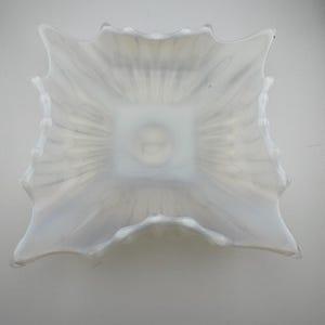 Vintage Fostoria Heirloom Opalescent glass dish