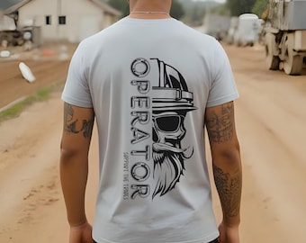 Equipment Operator Shirt | Heavy Machinery Operator Gift | Construction Worker Tee | Funny Blue Collar Dad Gift
