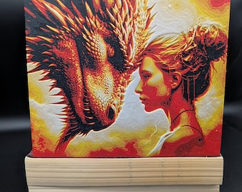 Obra de arte de Violet e Tairn