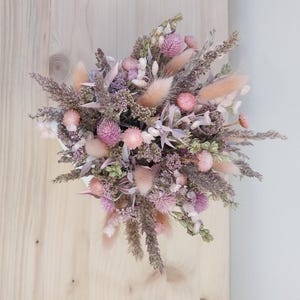 Composition en fleurs séchées