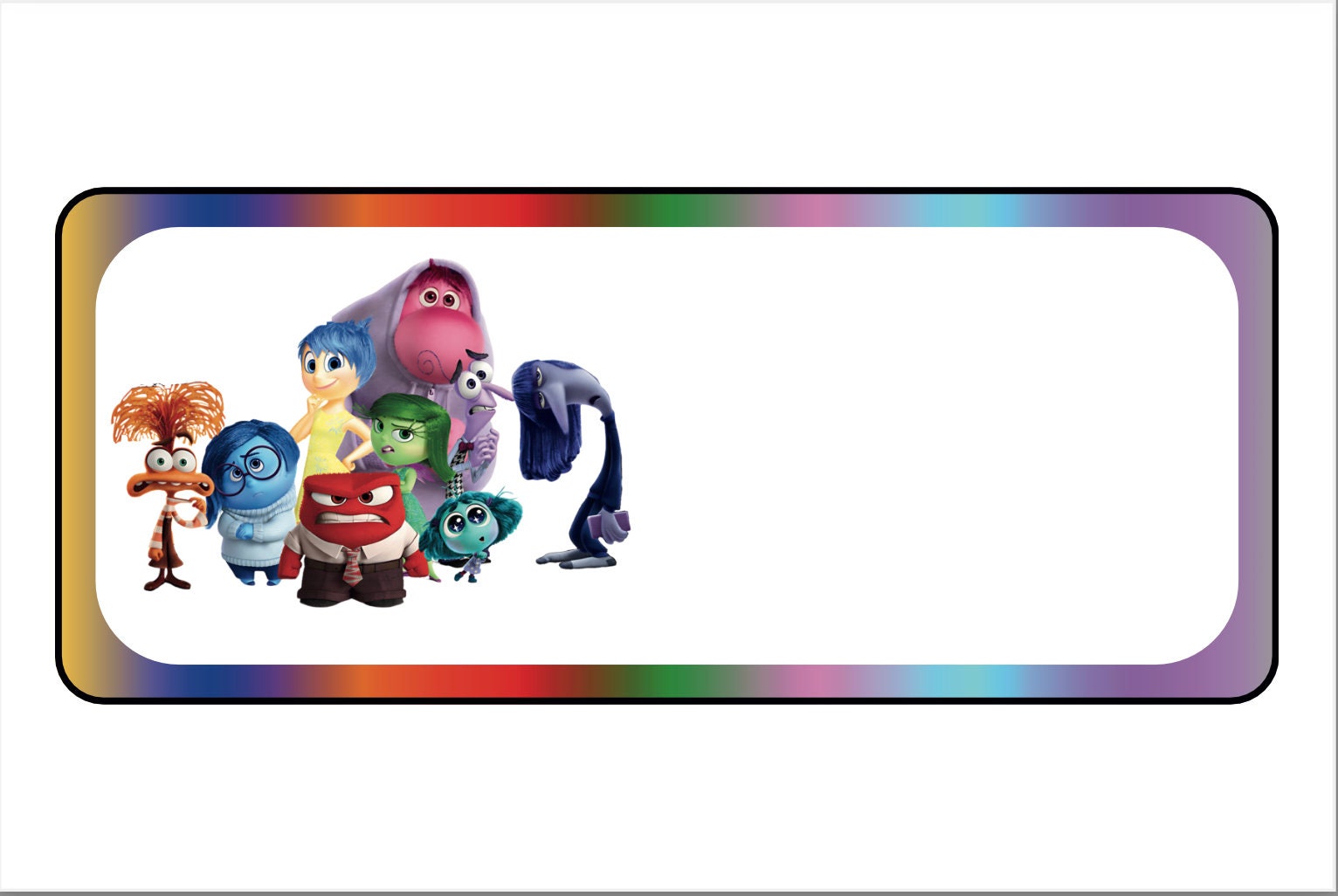 Inside Out Name Tags